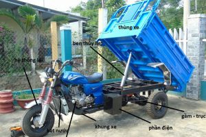 Cấu tạo xe ba bánh