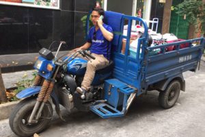 Bật mí nguyên nhân xe ba gác chở thuê ở Hà Nội lên ngôi thời gian gần đây